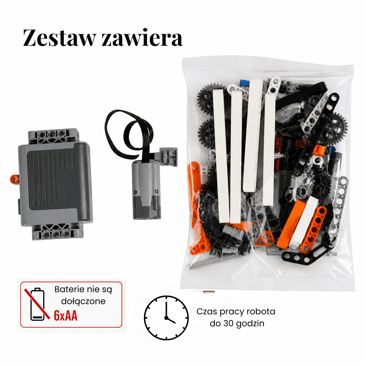 RoboBlock - chodzący robot do samodzielnego złożenia (102 elementy)